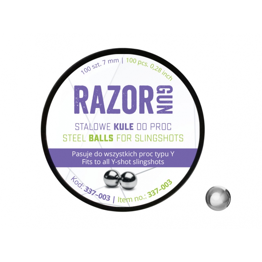 RazorGun Ammunition för Slangbella 7mm – 100st