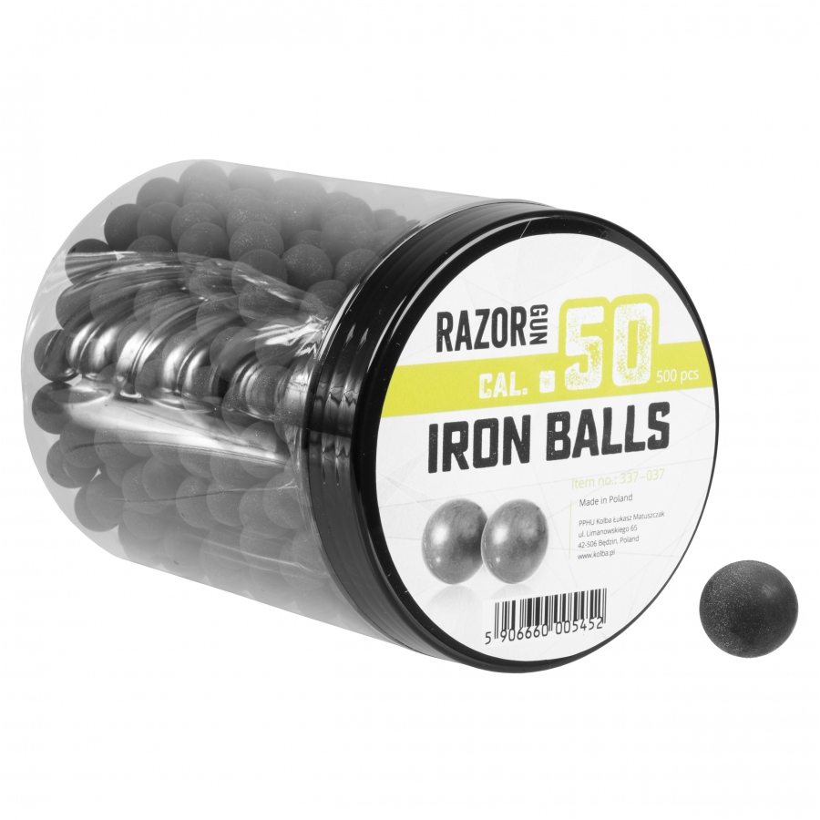 RazorGun Iron Balls .50 – 500st