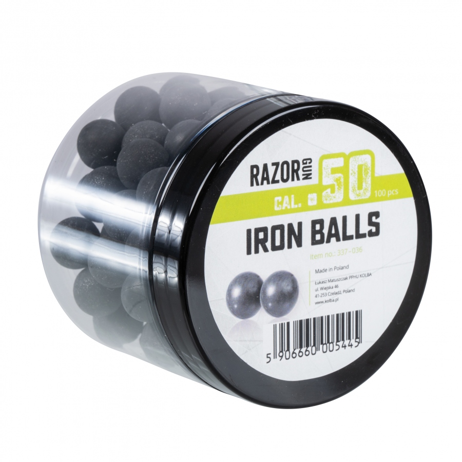 RazorGun Iron Balls .50 – 100st