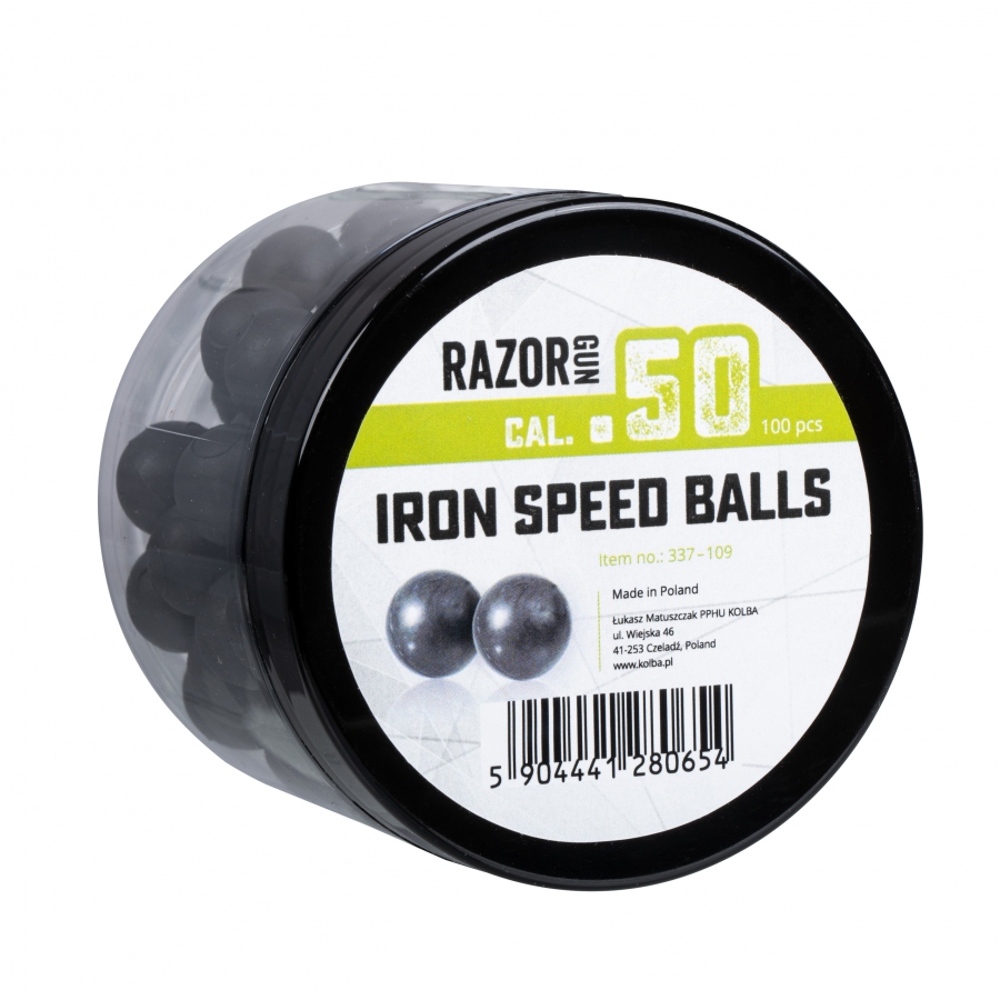 RazorGun Iron Speed Balls .50 – 100st