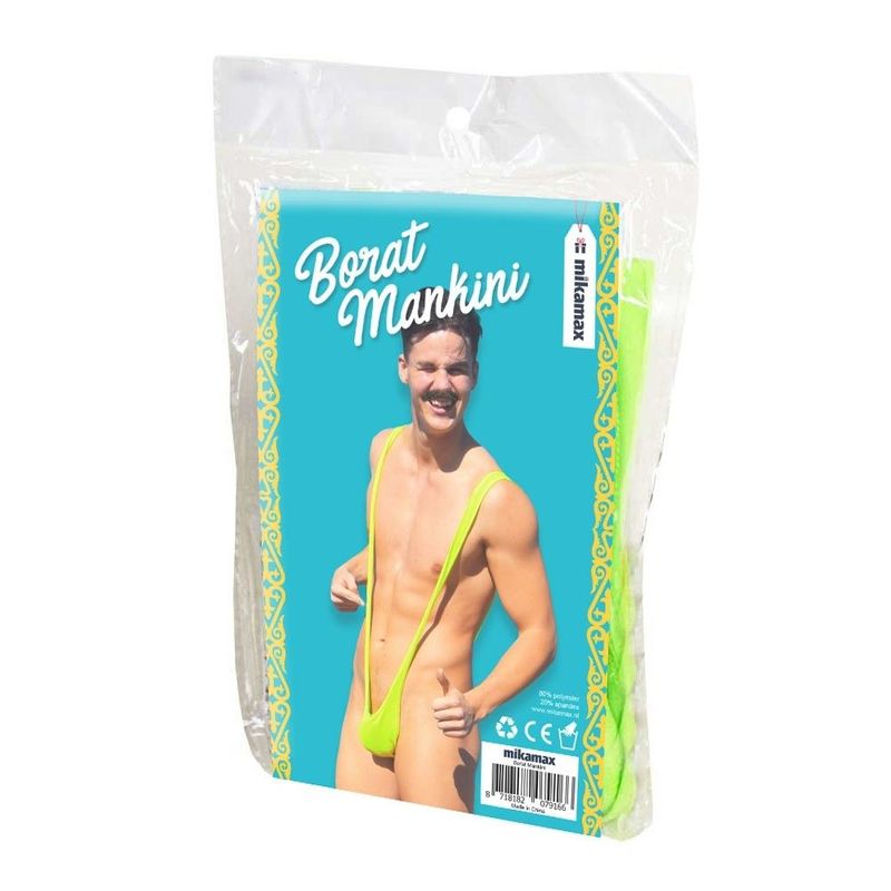 Funstuff är ledande distributör av bl.a. följande produkt - Borat Mankini bikini för män