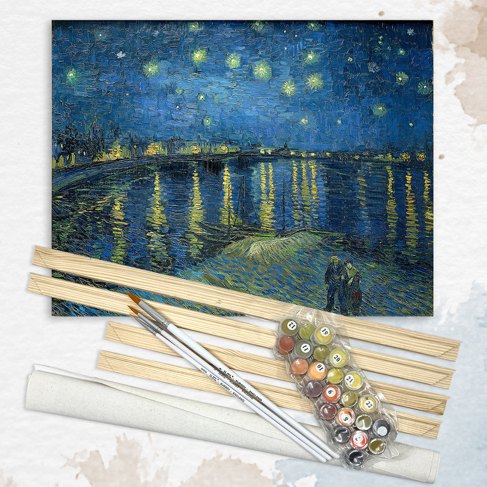 Konstnärsset – Starry Night over the Rhône, Vincent van Gogh