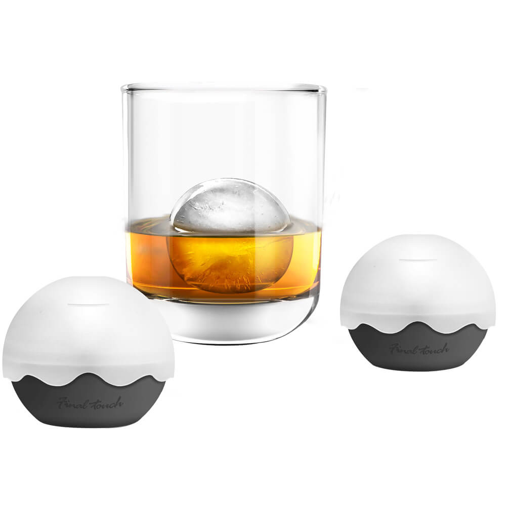 Final Touch Ice Ball Moulds 2-pack