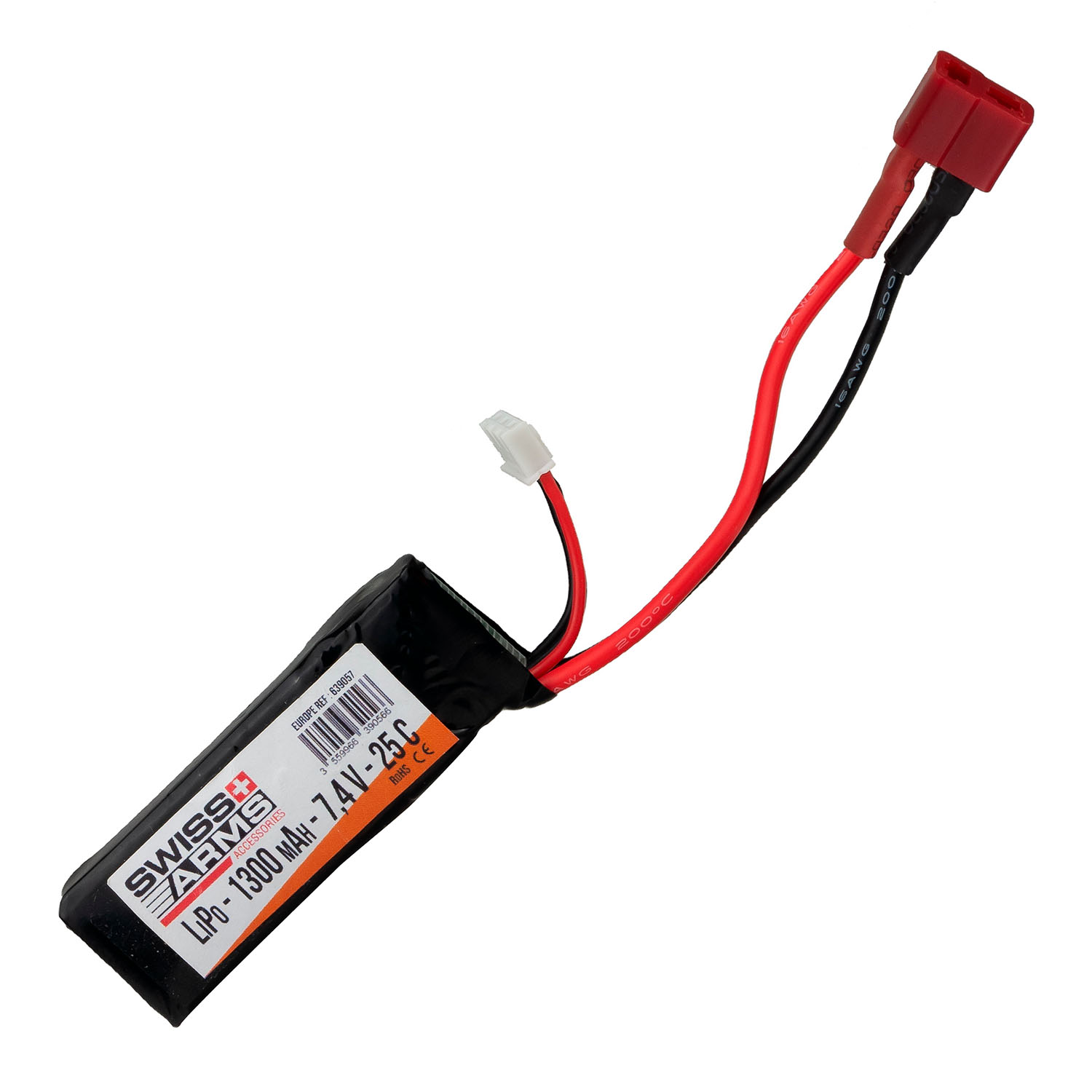 Swiss Arms LiPo 7,4V 1300mAh T-Dean 25C