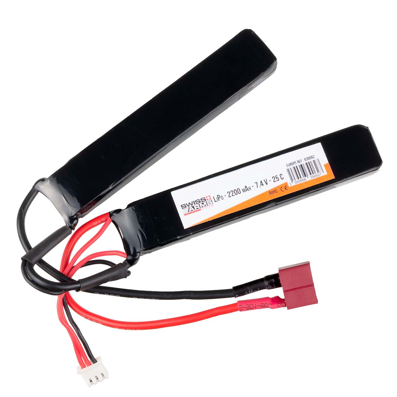 Swiss Arms LiPo Double Stick 7,4V 2200mAh T-Dean 25C