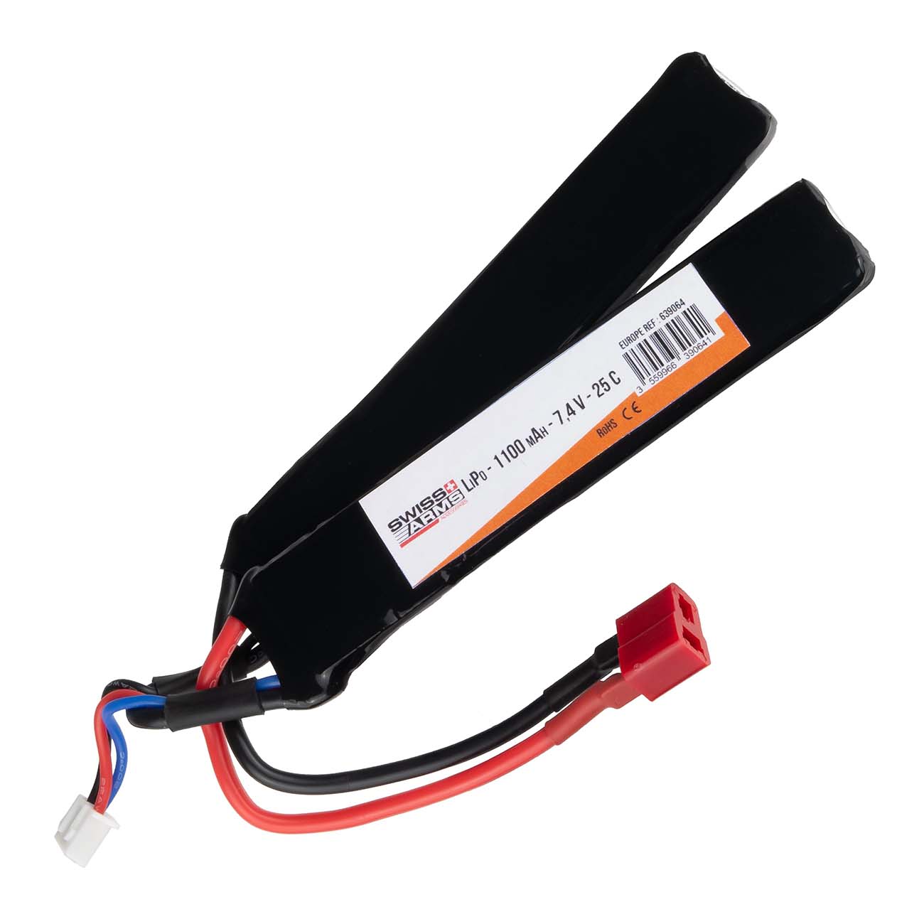 Swiss Arms LiPo Double Stick 7,4V 1100mAh T-Dean 25C