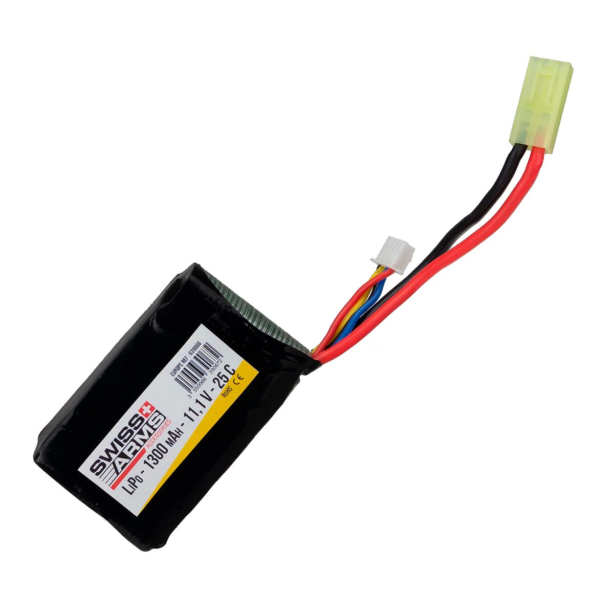 Swiss Arms Lipo 11,1V 1300mAh 25C Mini Tamyia