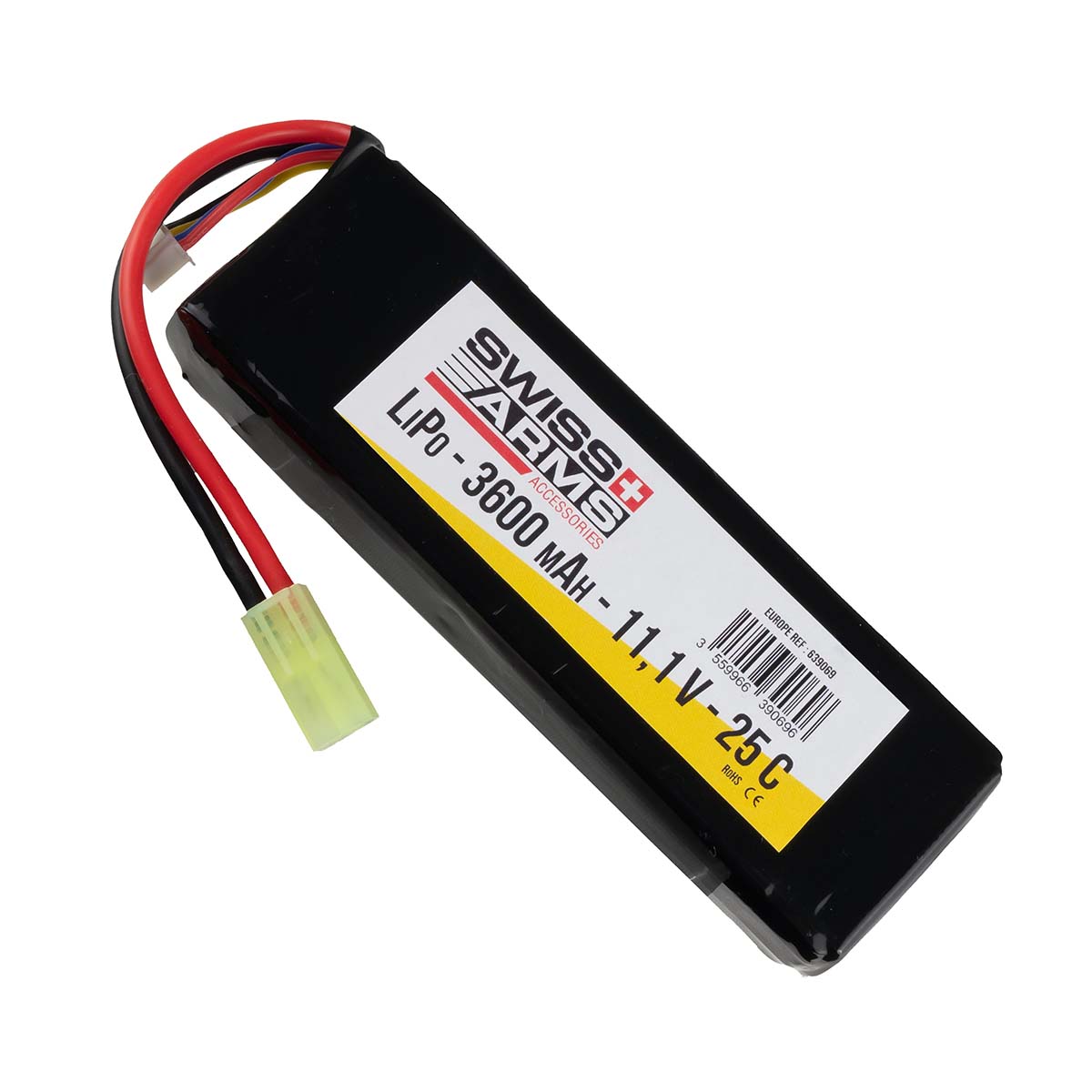 Swiss Arms Lipo 11,1V 3600mAh 25C Mini Tamyia