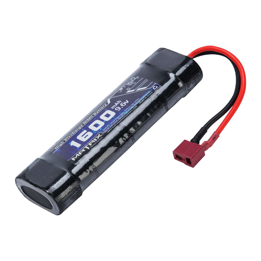 Matrix High Output Small Type Airsoft NiMH Battery 9.6V / 1600mAh