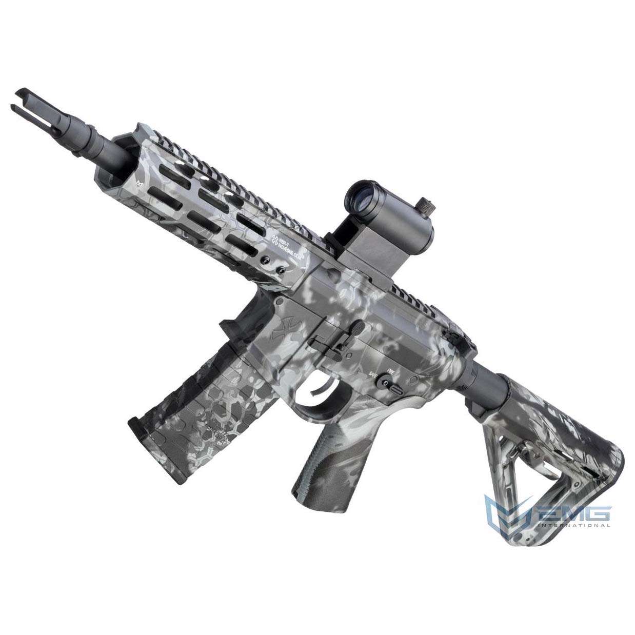 EMG NOVESKE 7.94″ Gen 4 eSilverEdge SDU2.0 Gearbox AEG Kryptek Obskura Grey