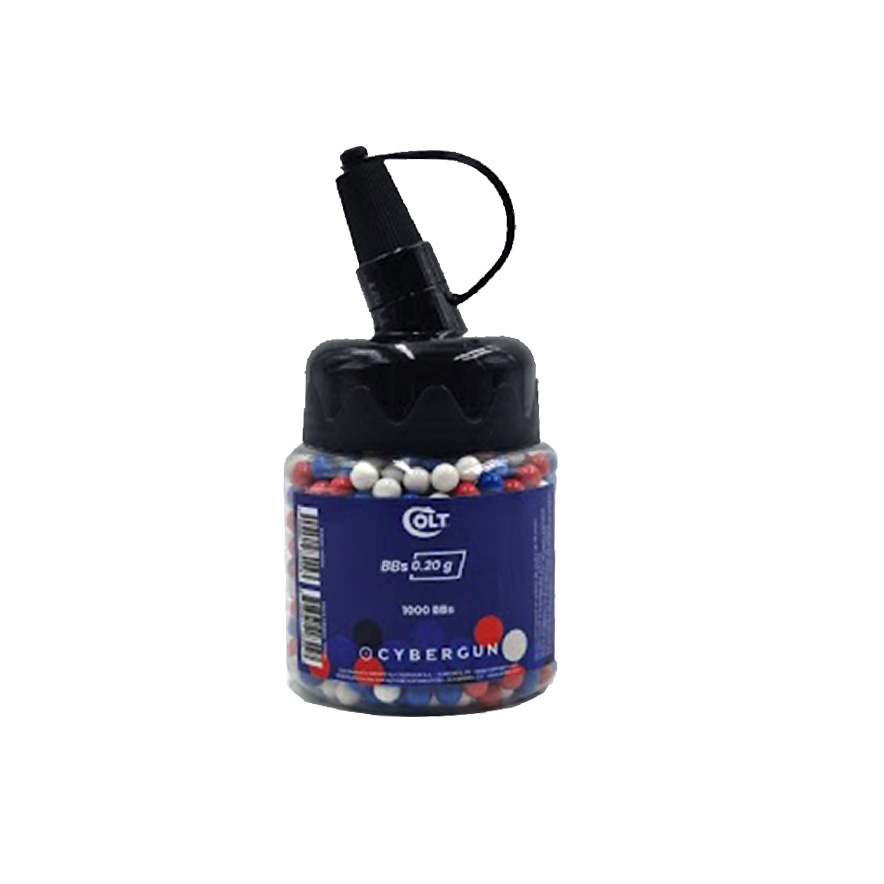 Colt MultiColor BBs – Quick Loader / 1000rds / 0,20g