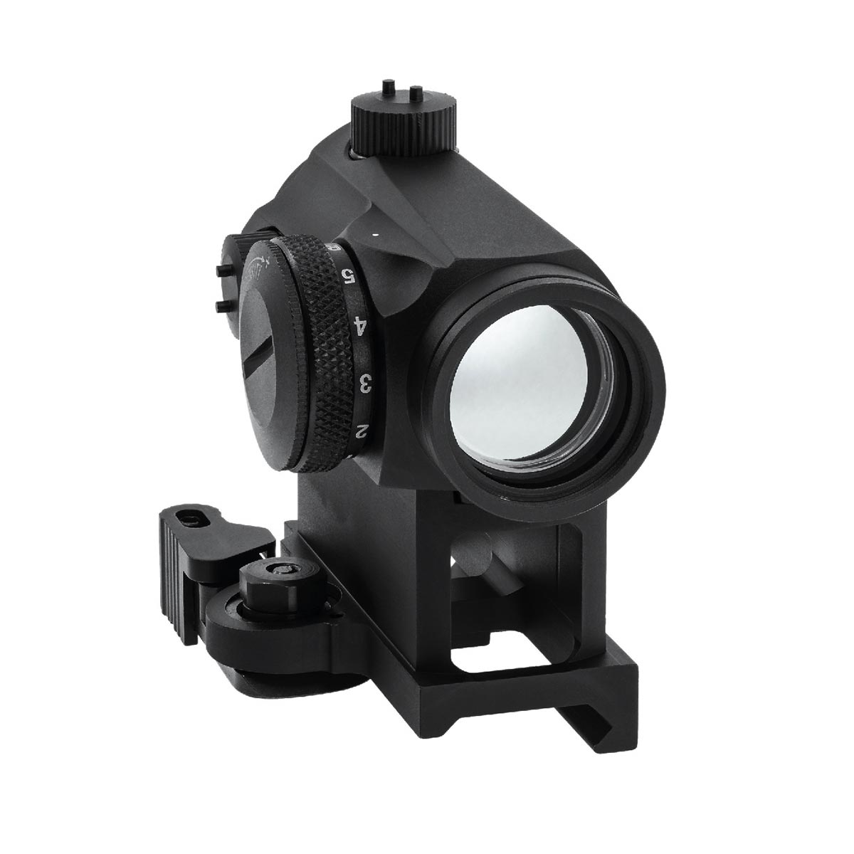JJ Airsoft Red Dot with Killflash, Black