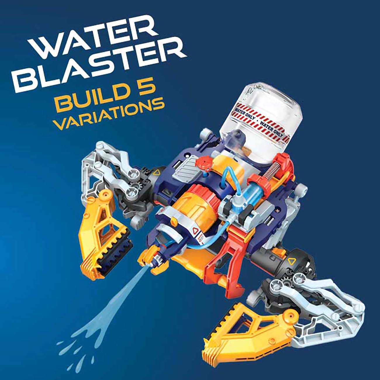 Mega Cyborg 5 Water Blaster Construction Kit