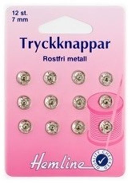 Tryckknapp att sy