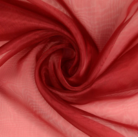 Organza - R&ouml;d - Festtyger 