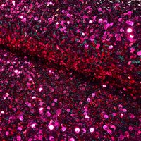 Sequinned unicolour Cerise