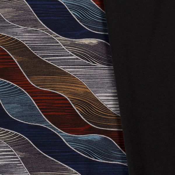 Ett vackert Courtellejersey som &auml;r en sl&auml;tstickad jersey som inneh&aring;ller lycra/elastan f&ouml;r att bli extra sp&auml;nstig och h&aring;ller formen mycket bra.