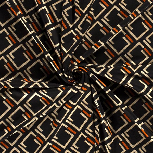 Ett vackert Courtellejersey som är en slätstickad jersey som innehåller lycra/elastan för att bli extra spänstig och håller formen mycket bra.