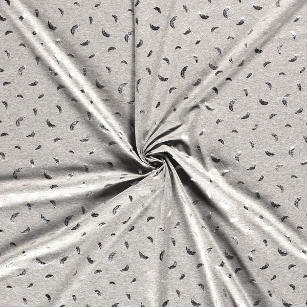 Jersey med metallic tryck.