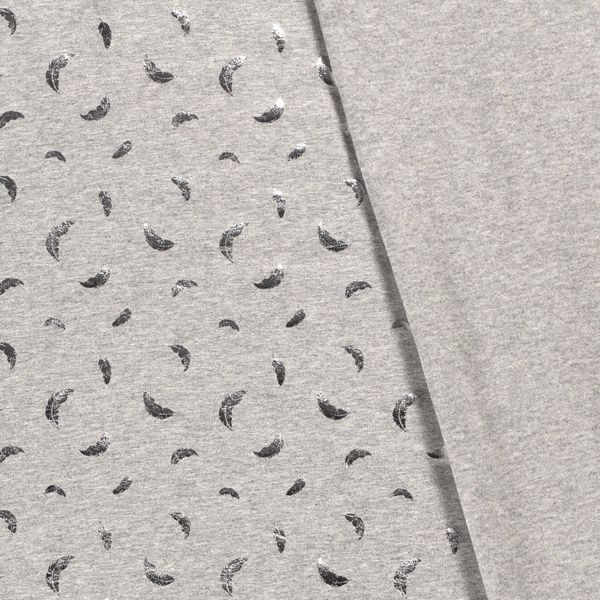 Jersey med metallic tryck.