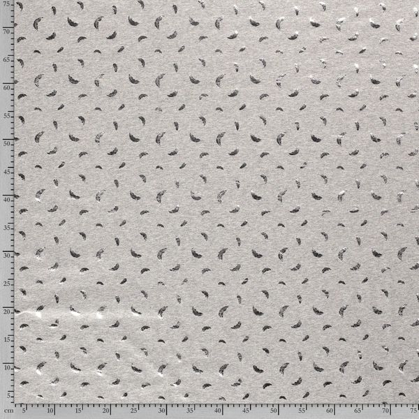 Jersey med metallic tryck.