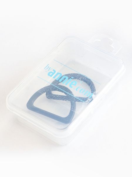 D-Ring 1 inch –  Black Metal, 2-pack av ByAnnie