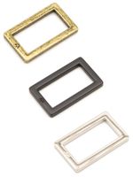 Rectangle Ring 1 inch – Antique Brass, 2-pack, byAnnie