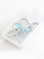Karbinhake Metall 1½ tum (2-pack) - Silver
