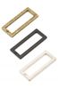 Rektangelspänne Metall 1½ tum (2-pack) - Antikmässing