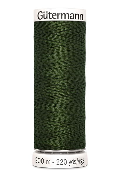 G&uuml;termann 200m - Polyester - Black Olive - 597 | Tillbeh&ouml;r