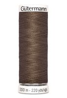 G&uuml;termann 200m - Polyester - Dark Brown - 672 | Tillbeh&ouml;r