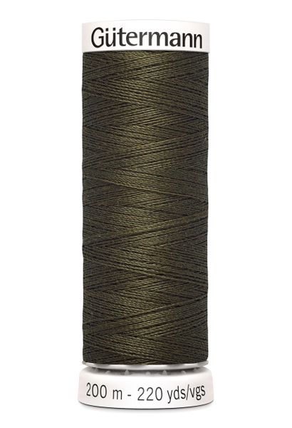 Gütermann 200m - Polyester - Cafe Noir - 689 | Tillbehör