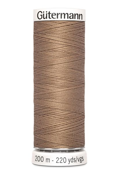 G&uuml;termann 200m - Polyester - Tan - 139 | Tillbeh&ouml;r