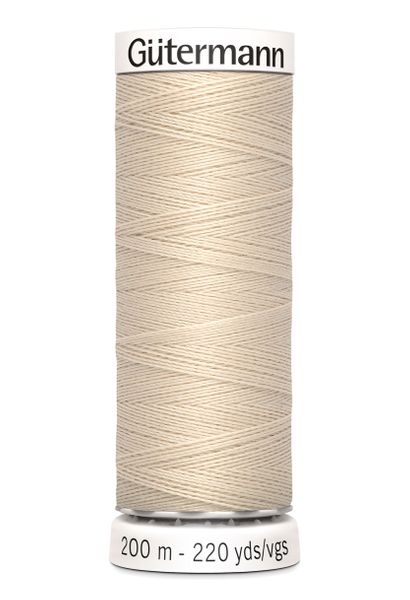 Gütermann 200m - Polyester - Bone - 169 | Tillbehör