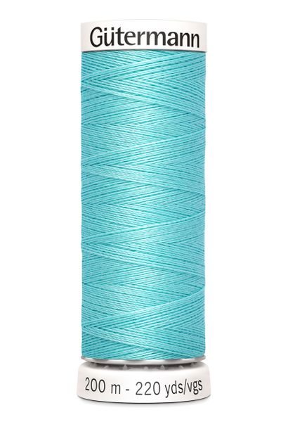 G&uuml;termann 200m - Polyester - Aqua Blue - 328 | Tillbeh&ouml;r
