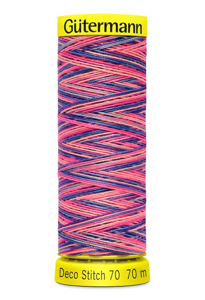 Deco Stitch Multicolor - Rosa / Blå - 9819 | Tillbehör