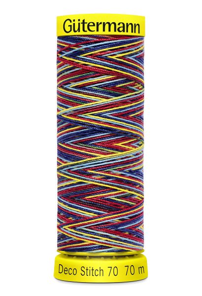 Deco Stitch Multicolor - Blå / Röd / Gul - 9831 | Tillbehör