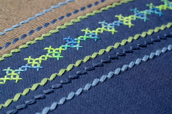 Deco Stitch Multicolor - Rosa / Blå - 9819 | Tillbehör