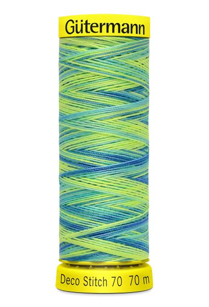 Deco Stitch Multicolor - Grön / Turkos / Blå - 9968 | Tillbehör