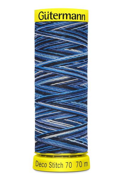 Deco Stitch Multicolor - Blå / Svart / Vit - 9962 | Tillbehör