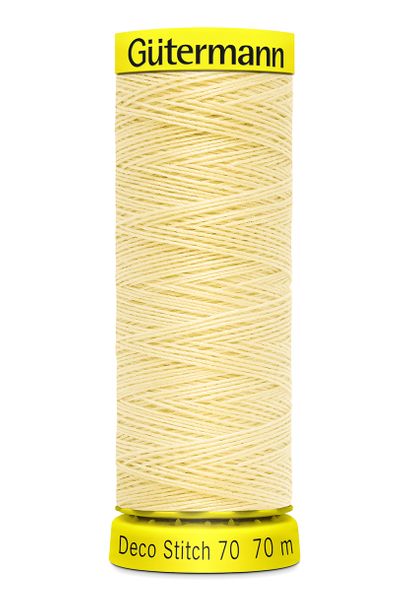 Gütermann 70m - Deco Stitch - Canary - 325 | Tillbehör