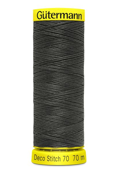 Gütermann 70m - Deco Stitch - Charcoal - 036 | Tillbehör
