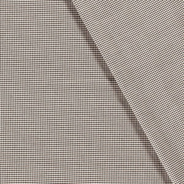 Gabardine Pepitarutig - Vit | Vävda Modetyger