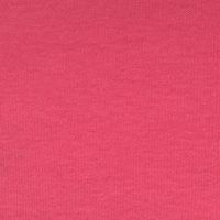 N&auml;rbild p&aring; rosa rundstickad finribb i 100% bomull, ca 40x2 cm bred.