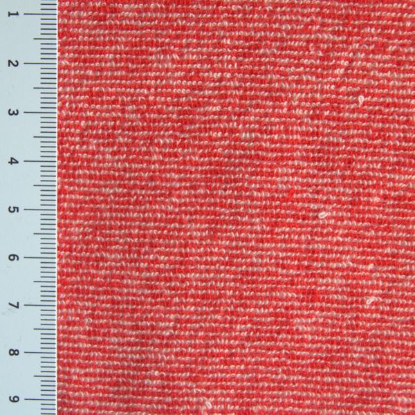 N&auml;rbild p&aring; r&ouml;dvit stretchfrott&eacute;, 150 cm bred.