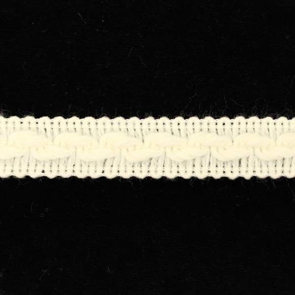 Randig trik&aring; brun med vit rand