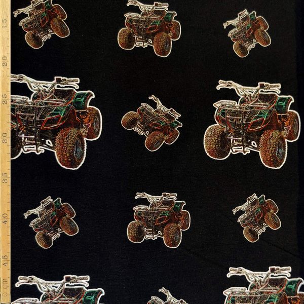 Viscose Print orange