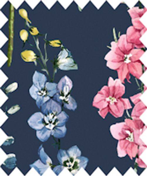 Timeless Blad marinblå | Quilt & Lakansväv