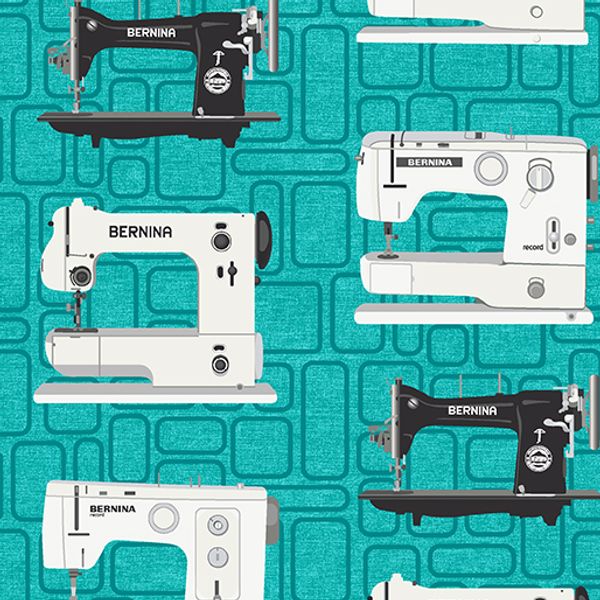 Bernina Vintage Teal| Quilt & Lakansväv