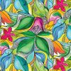 Lugano multi Fantasy garden | Quilt & Lakansväv